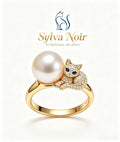 Guardian Spirit Cat 18K Gold Ring