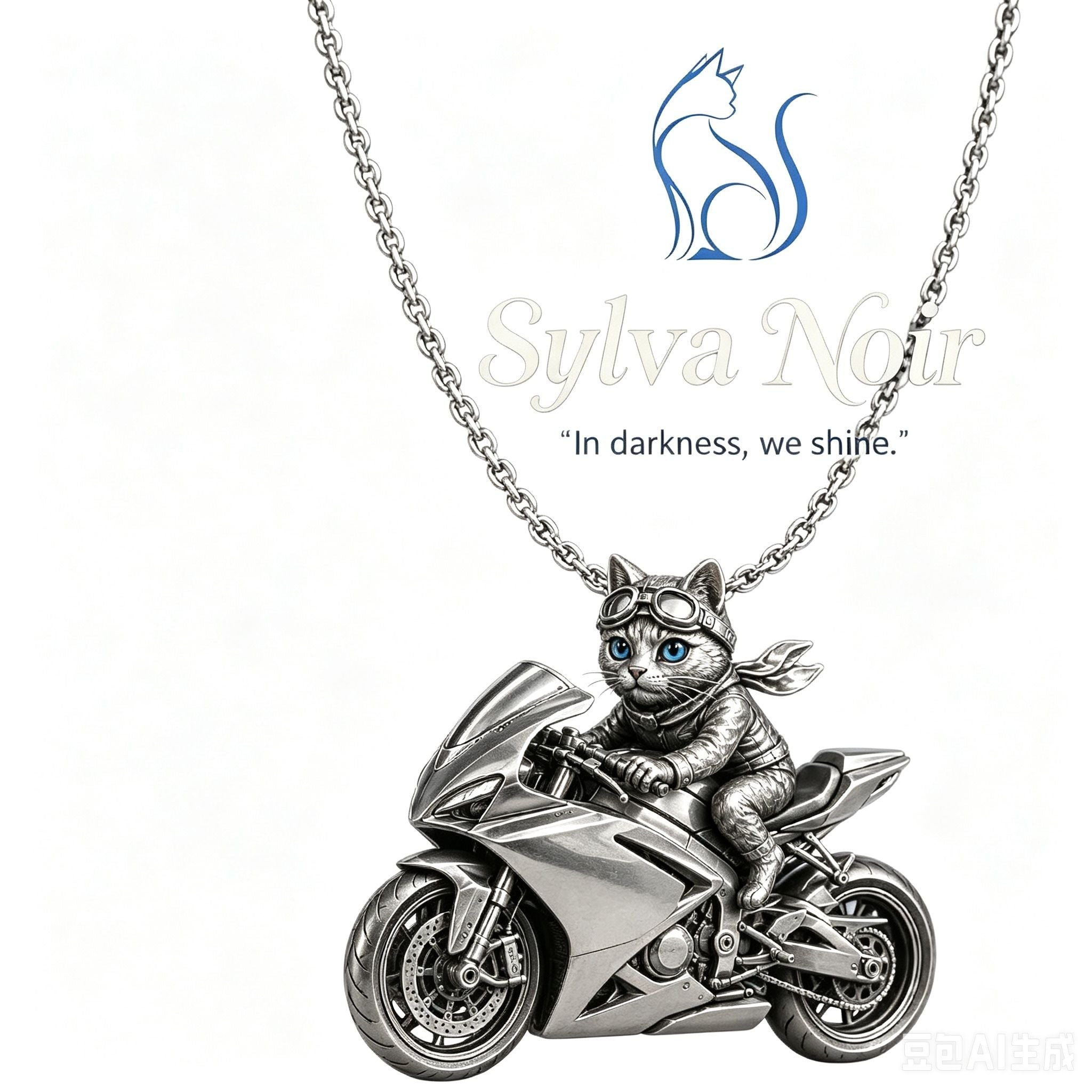 Sterling Silver RideFeline Necklace