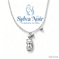 Nocturnal Spirit Cat Pendant Necklace