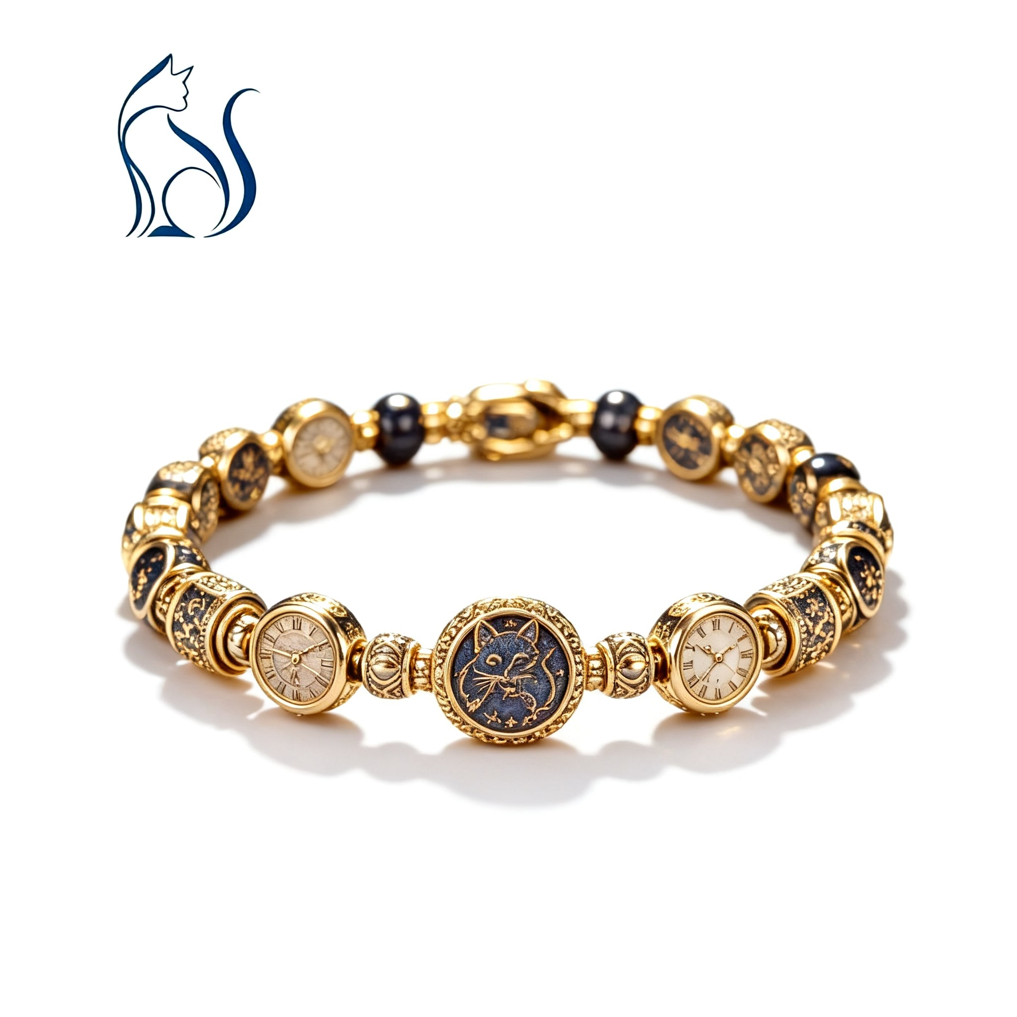 Time Heraldry Beaded Bracelet