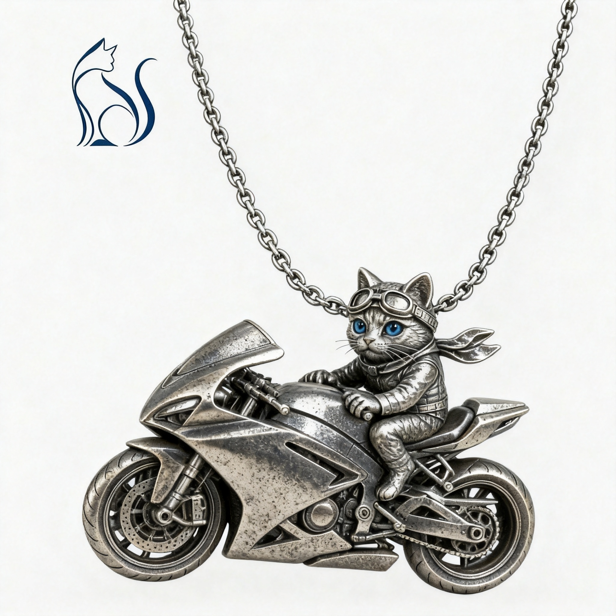 Sterling Silver RideFeline Necklace