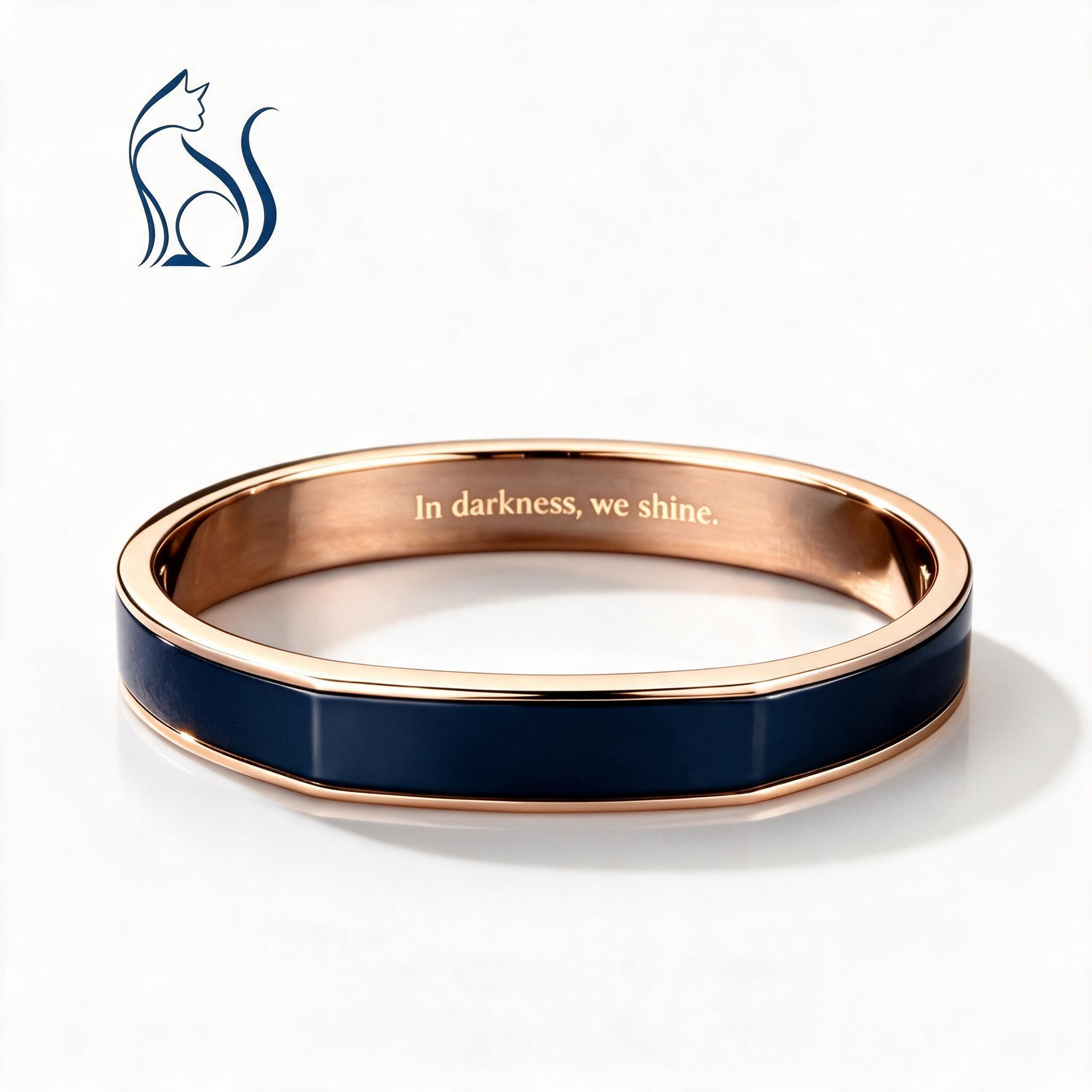 Time Portal Enamel Ring